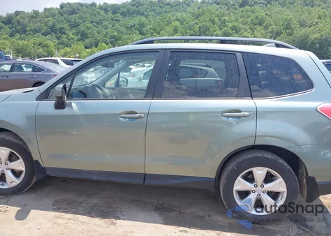 2016 Subaru Forester 2.5I Premium from USA, damaged, VIN JF2SJAFCXGH433061